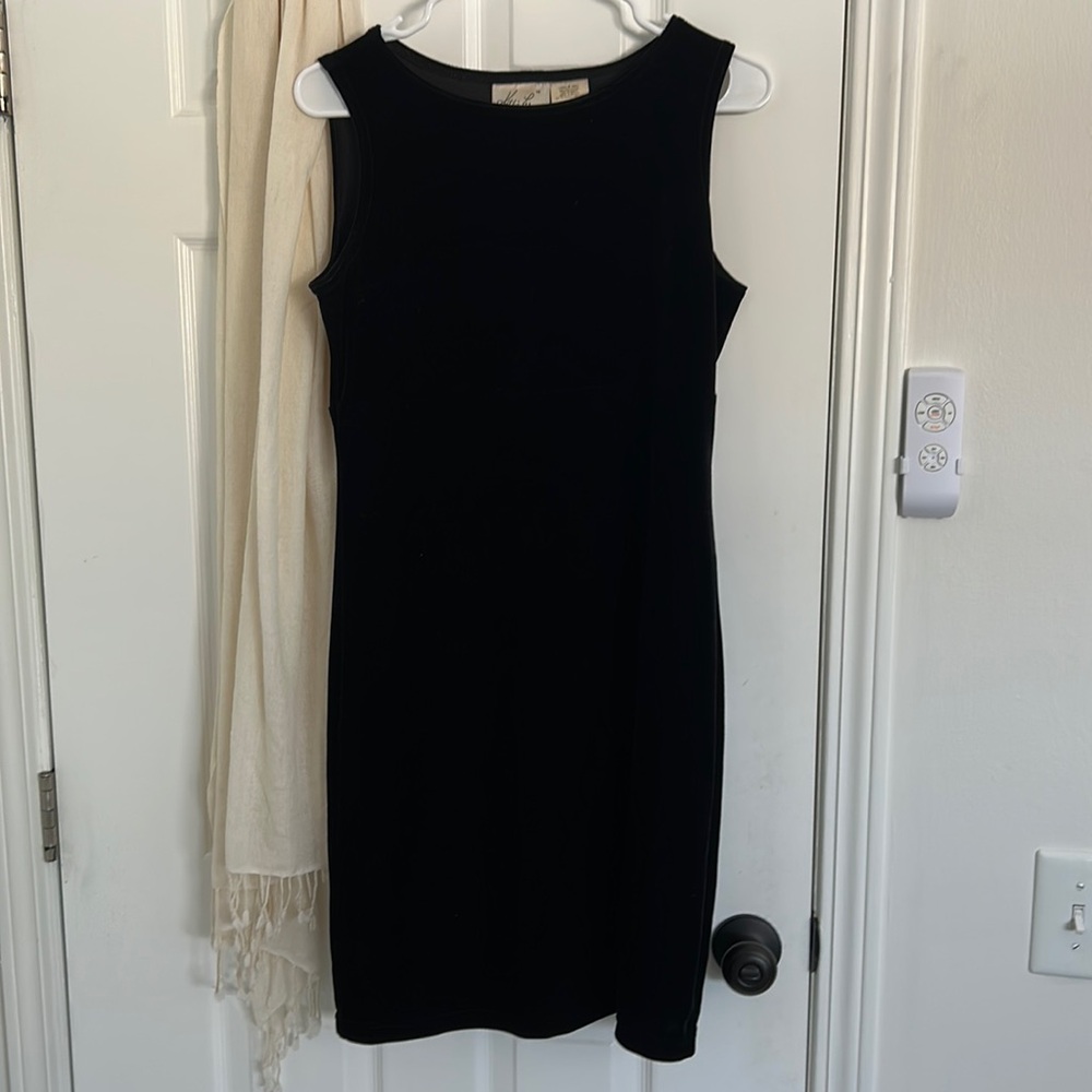 Kathie Lee Collection velvet mini dress